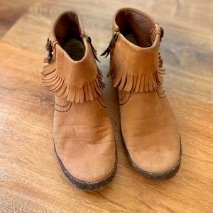 UGG Fringe Ankle Booties